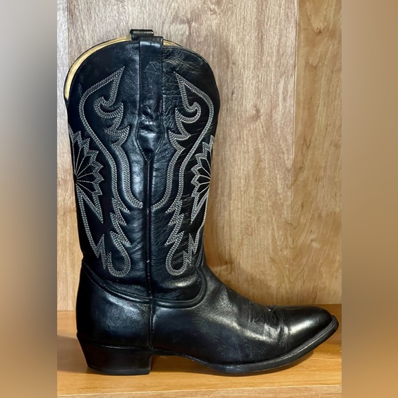 Corral Other - Corral Men’s 10D Embroidered Black Leather Western Cowboy Boots Mexico 350117